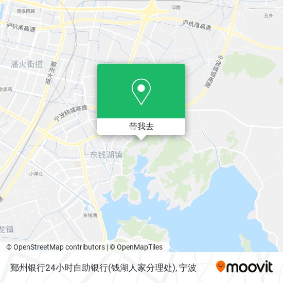 鄞州银行24小时自助银行(钱湖人家分理处)地图