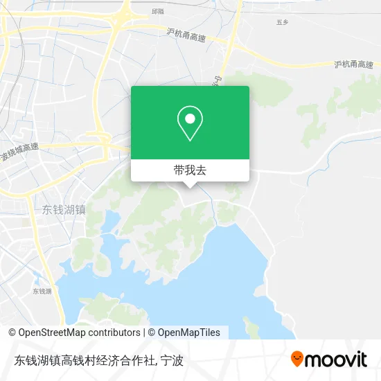 东钱湖镇高钱村经济合作社地图