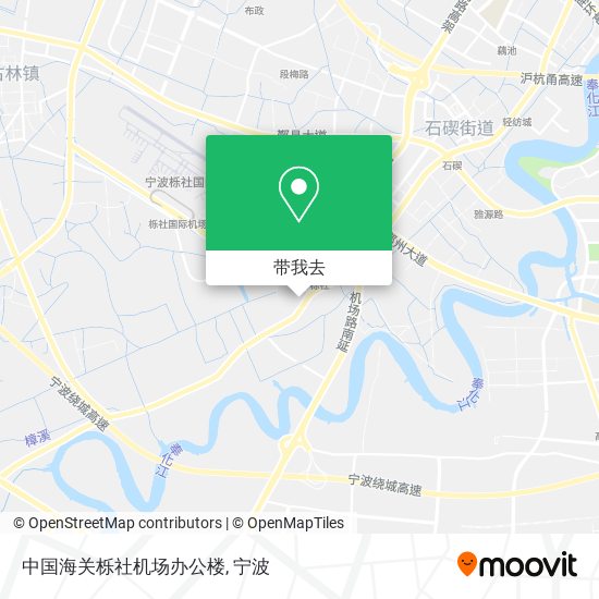 中国海关栎社机场办公楼地图