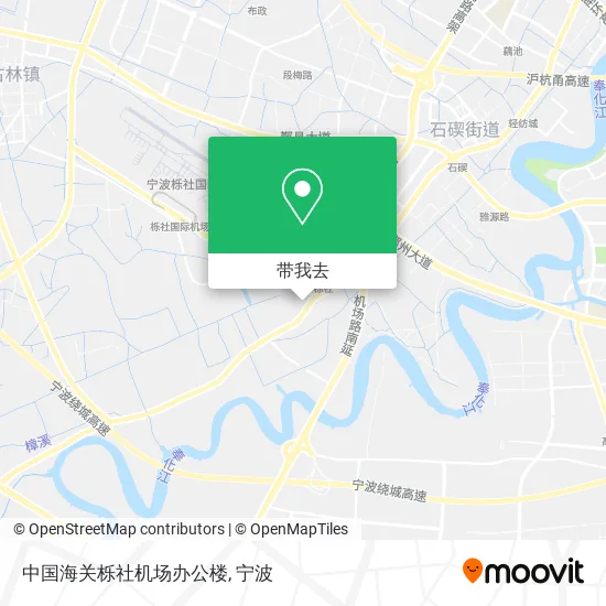 中国海关栎社机场办公楼地图