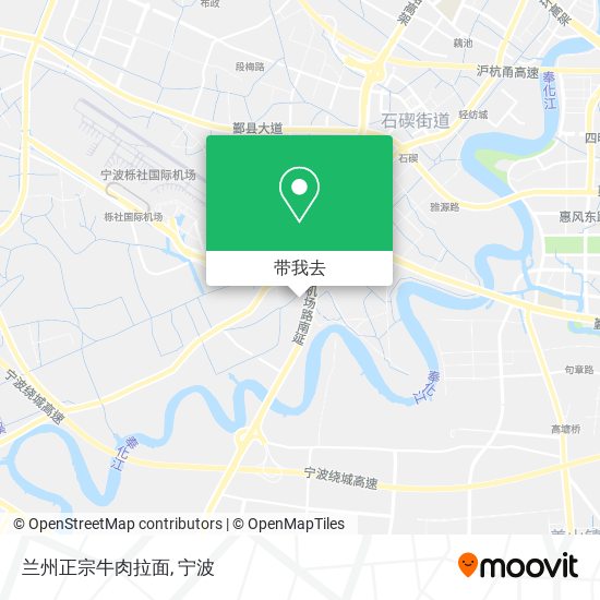 兰州正宗牛肉拉面地图