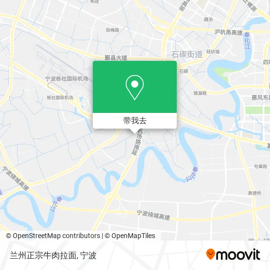 兰州正宗牛肉拉面地图