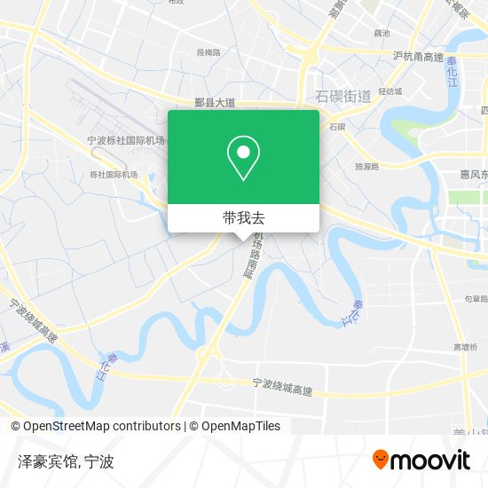 泽豪宾馆地图