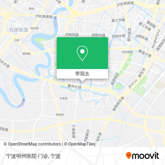 宁波明州医院-门诊地图