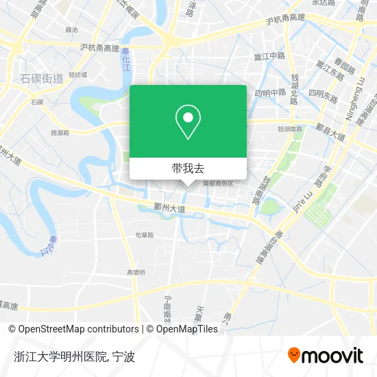 浙江大学明州医院地图