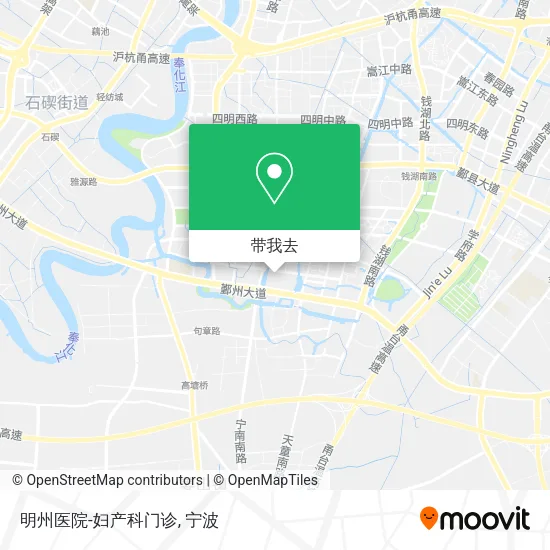 明州医院-妇产科门诊地图