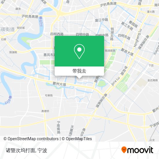 诸暨次坞打面地图