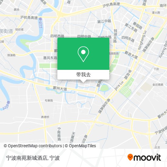 宁波南苑新城酒店地图