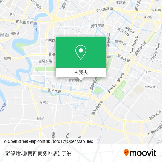 静缘瑜珈(南部商务区店)地图