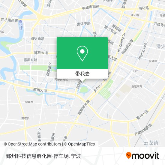 鄞州科技信息孵化园-停车场地图