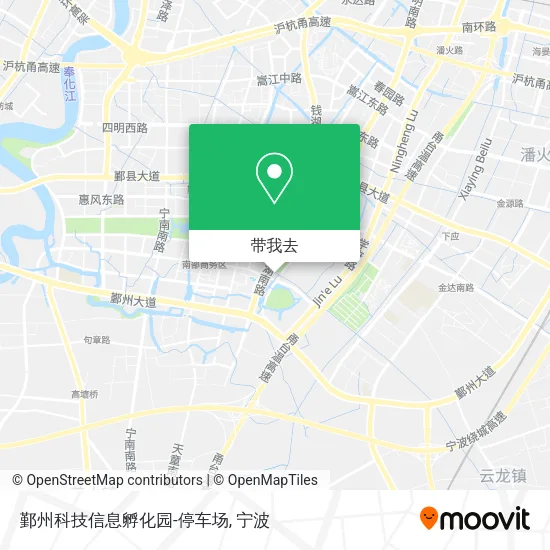 鄞州科技信息孵化园-停车场地图
