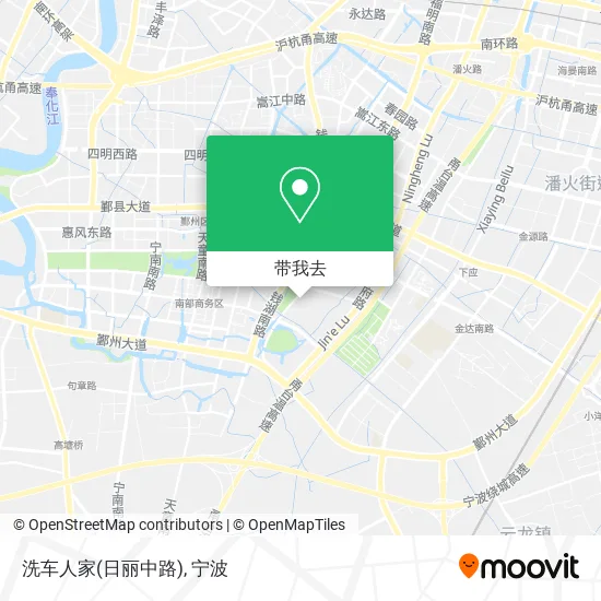 洗车人家(日丽中路)地图