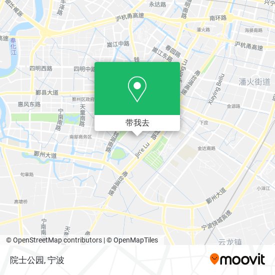 院士公园地图