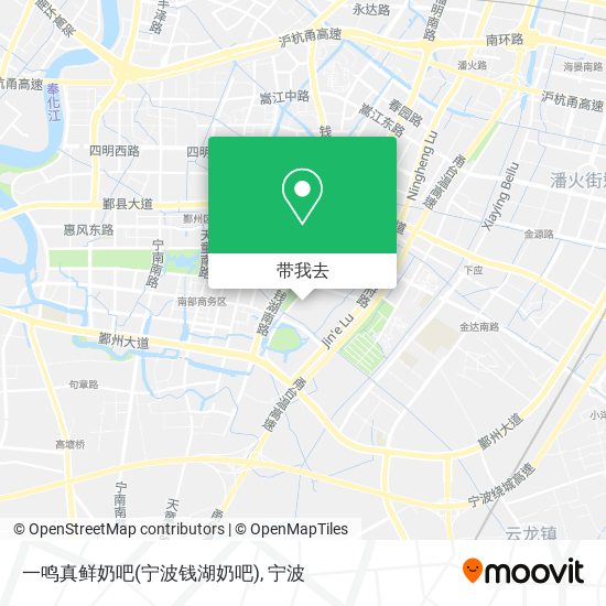 一鸣真鲜奶吧(宁波钱湖奶吧)地图