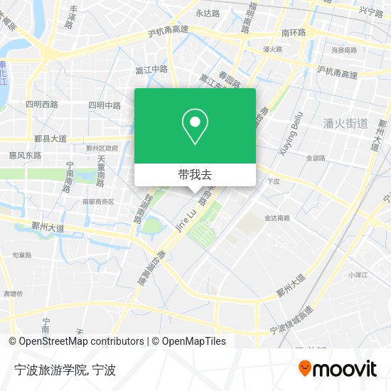 宁波旅游学院地图