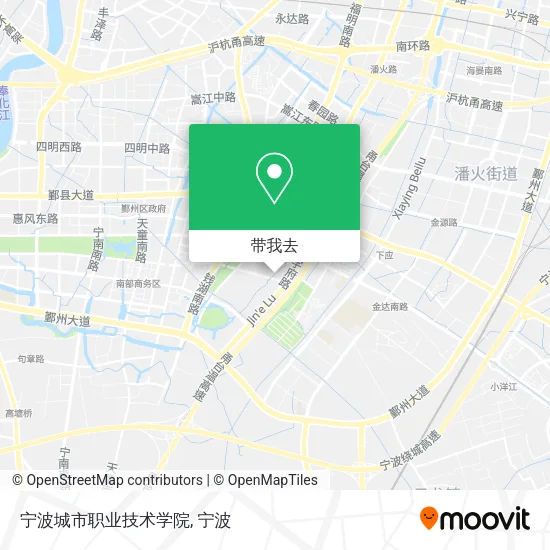 宁波城市职业技术学院地图