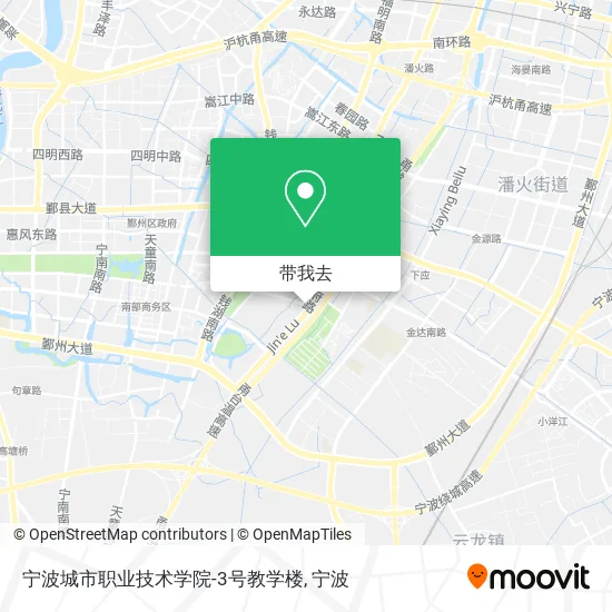 宁波城市职业技术学院-3号教学楼地图