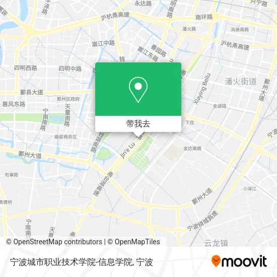 宁波城市职业技术学院-信息学院地图