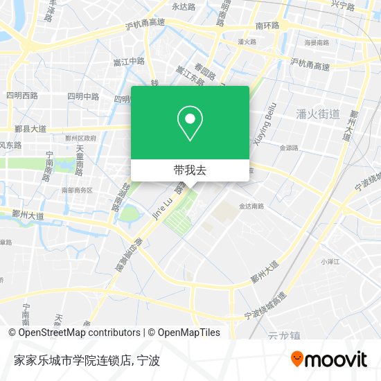 家家乐城市学院连锁店地图
