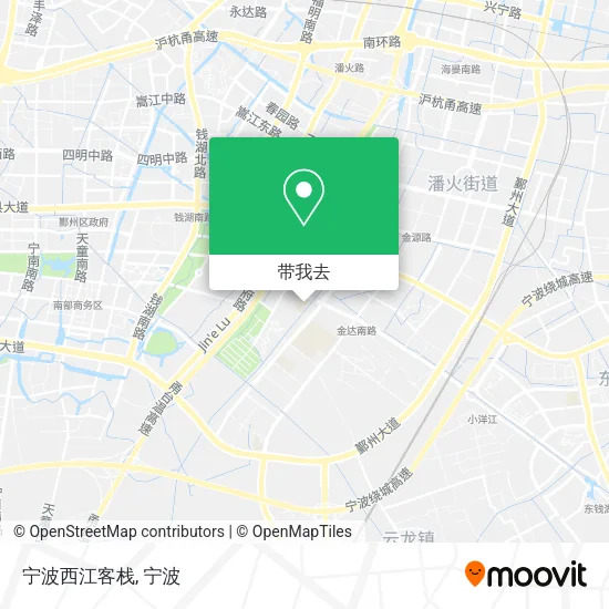 宁波西江客栈地图