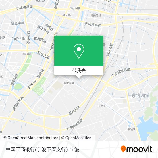 中国工商银行(宁波下应支行)地图