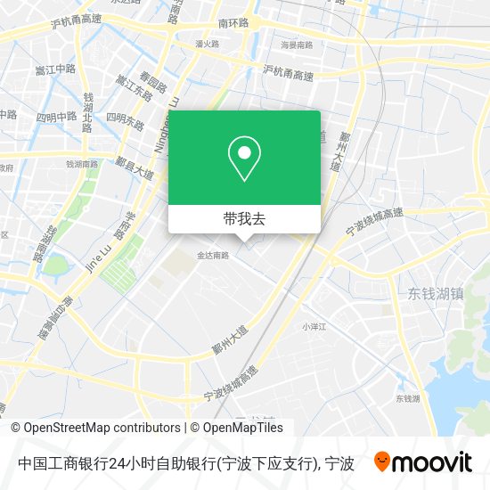 中国工商银行24小时自助银行(宁波下应支行)地图