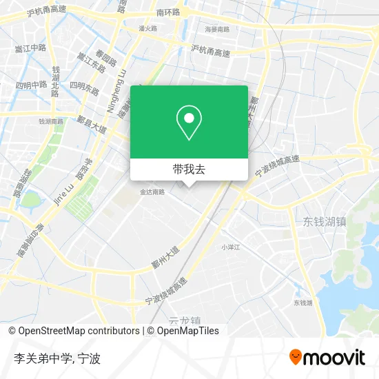 李关弟中学地图