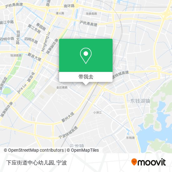 下应街道中心幼儿园地图