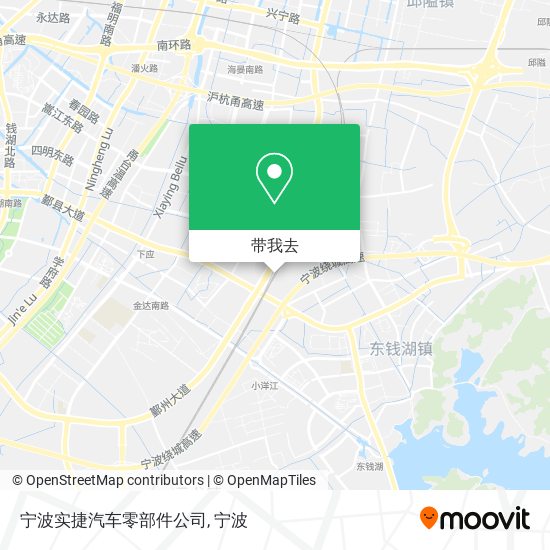 宁波实捷汽车零部件公司地图