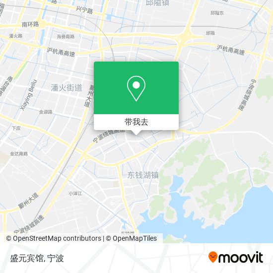 盛元宾馆地图