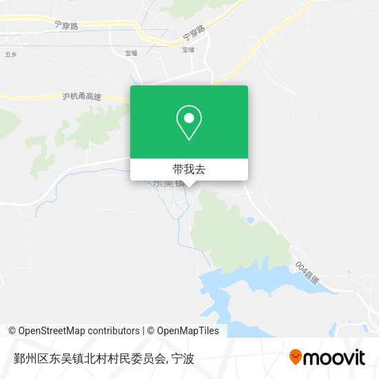 鄞州区东吴镇北村村民委员会地图