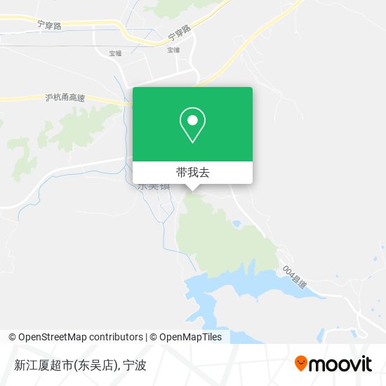 新江厦超市(东吴店)地图