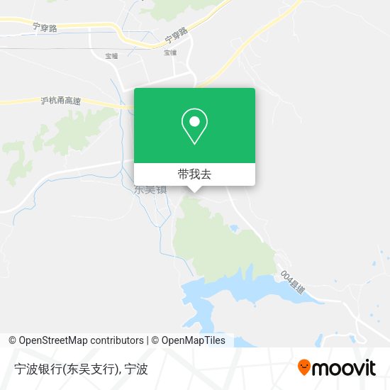 宁波银行(东吴支行)地图