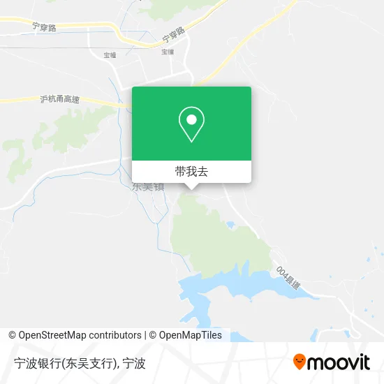 宁波银行(东吴支行)地图