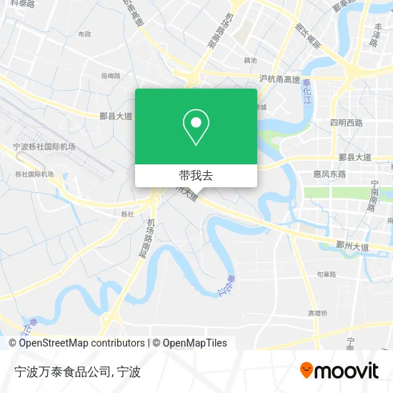 宁波万泰食品公司地图