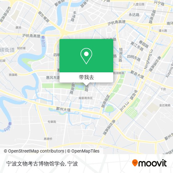 宁波文物考古博物馆学会地图