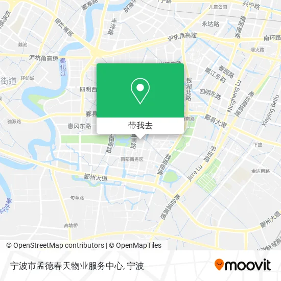 宁波市孟德春天物业服务中心地图