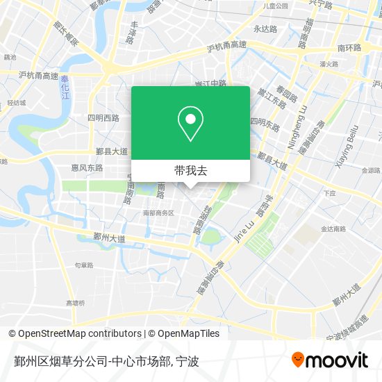 鄞州区烟草分公司-中心市场部地图