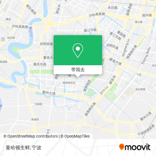曼哈顿生鲜地图
