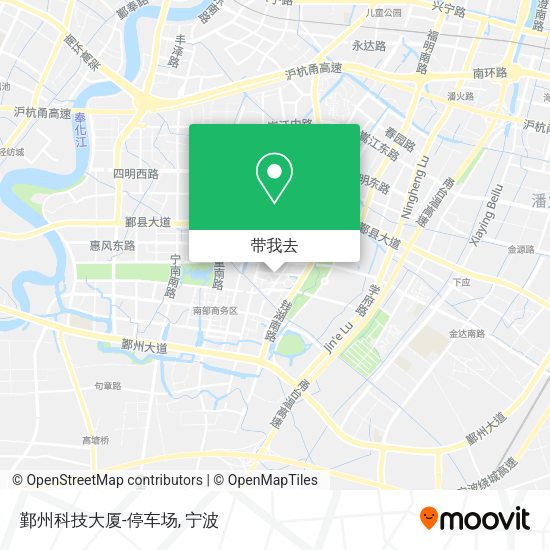 鄞州科技大厦-停车场地图