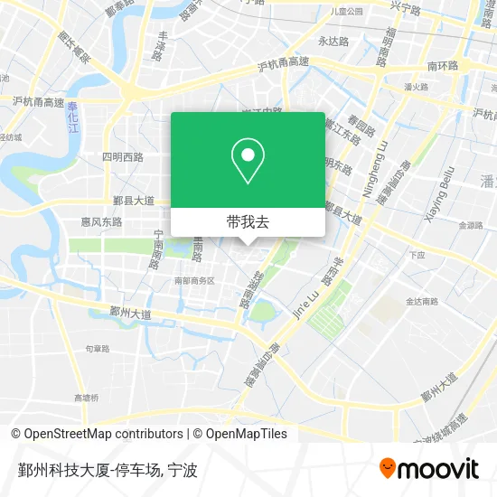 鄞州科技大厦-停车场地图
