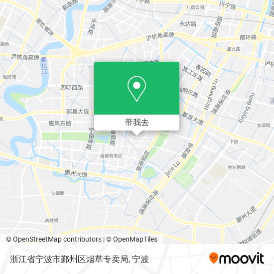浙江省宁波市鄞州区烟草专卖局地图