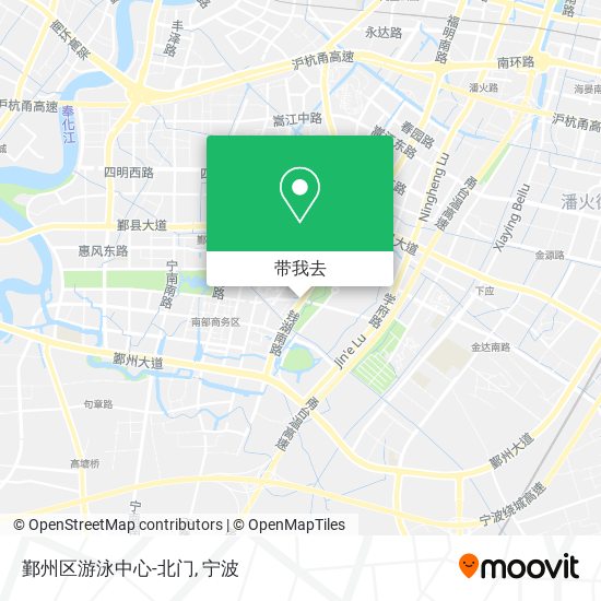 鄞州区游泳中心-北门地图