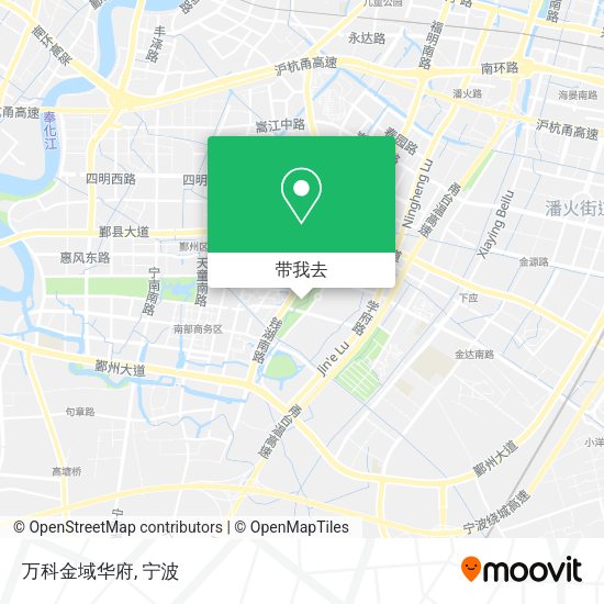 万科金域华府地图