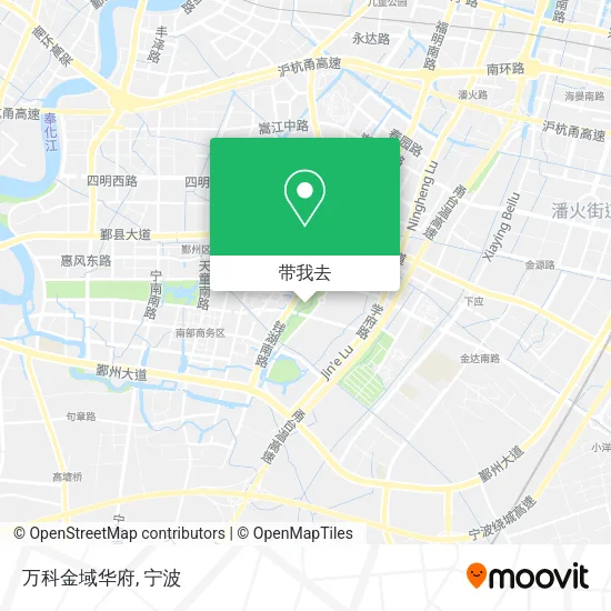 万科金域华府地图