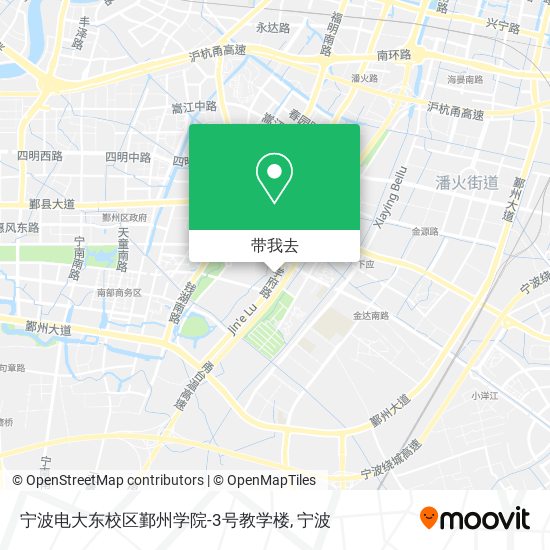 宁波电大东校区鄞州学院-3号教学楼地图