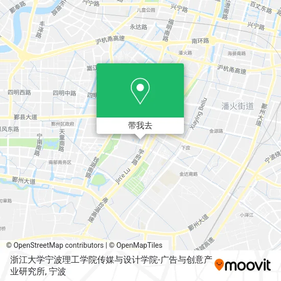浙江大学宁波理工学院传媒与设计学院-广告与创意产业研究所地图