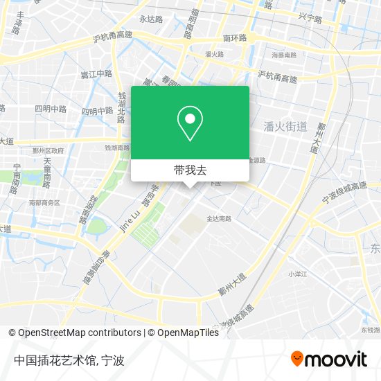 中国插花艺术馆地图