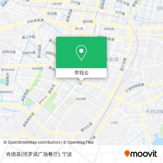 肯德基(培罗成广场餐厅)地图