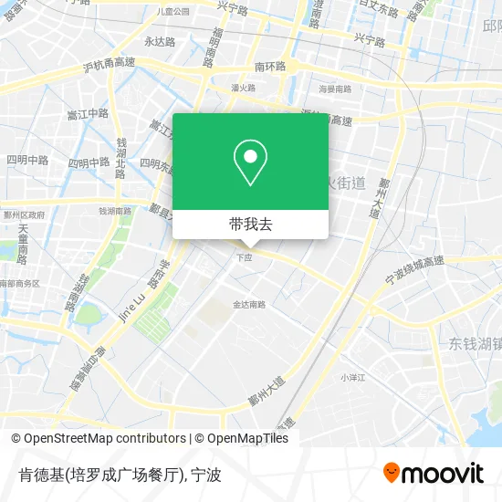 肯德基(培罗成广场餐厅)地图